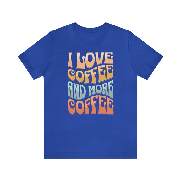 Coffee Lover, Bella & Canvas, Unisex Cotton Short Sleeve T-Shirt, XS to 5XL