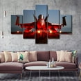 thumbnail image 2 of TISHIRON 5PCS Framed Canvas Wall Art Set,60"x40" Hornet Strike Fighter Airplane Canvas Art Decor, 2 of 7