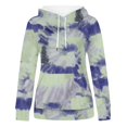 thumbnail image 4 of WRKEKC Sweatshirts for Women, Long Sleeve Tops for Womenn, Ladies' Fall Print Hooded Pocket Long Sleeve Sweater Warm Jacket Top Sweatshirt, 4 of 4