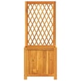 thumbnail image 4 of vidaXL Planter with Trellis 21.7"x11.6"x52" Solid Wood Acacia, 4 of 7