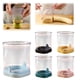 thumbnail image 2 of Cuchara cortadora de frutas y verduras de acero inoxidable, vaso cortador de fresas, plátanos y kiwis, cortador con recipiente de almacenamiento, fácil de limpiar, portátil, diseño plegable,, 2 of 9
