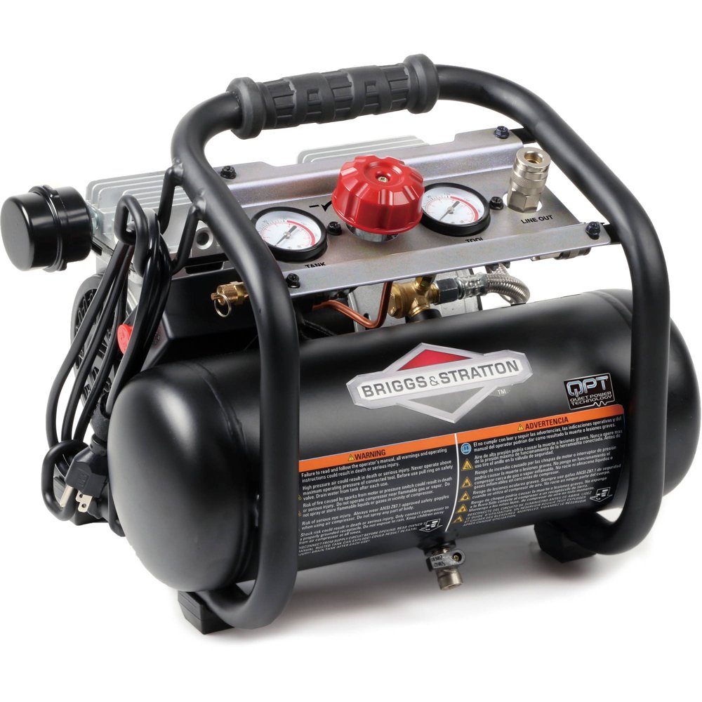 Briggs and Stratton 1.8Gallon Air Compressor with Quiet Power