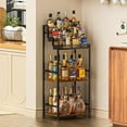 thumbnail image 5 of Trapezoidal Liquor Cabinet Bar for Home, Stepped Wine Rack Freestanding Floor, Corner Syrup & Whiskey Stand, Large-Capacity Alcohol Bottle Storage Display Shelf Living Room,, 5 of 7