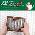 thumbnail image 5 of Mint Chocolate Candy Spoons, Christmas Hot Chocolate Stirrers, Pack of 2, 24 Count, 6.35 Ounces per Box, 5 of 7