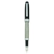 Charles Hubert Mesh with Black Cap Fountain Pen QGM9184