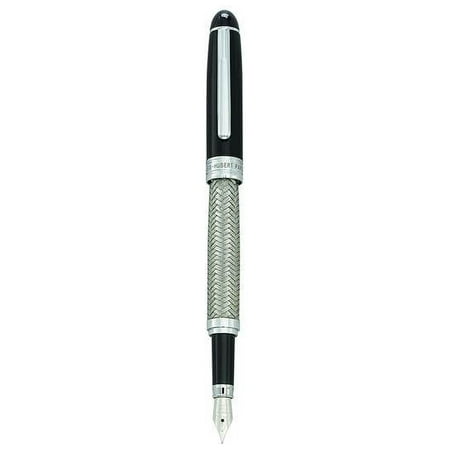 Charles Hubert Mesh with Black Cap Fountain Pen QGM9184