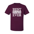 thumbnail image 2 of Wild Bobby, Best Dad Ever Daddy Husband, Father's Day, Men Graphic Tees, Maroon, 3XL, 2 of 3