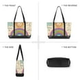 thumbnail image 6 of FORMRS Laptop Tote Bag for Women with 15.6" Computer Compartments Handbag, Beige Rainbow, 6 of 7