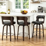 CRERIYO 26 Swivel Bar Stools Set of 3 Bentw… product image