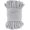Silver, variant on 11 Yards Twisted Silk Rope Cord, Silver 7mm Satin Nylon Cord Trim Thick Decorative Rope, Cording for DIY Crafts, Curtain Tieback, Home Décor, Graduation Cords X 11yards