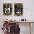 thumbnail image 3 of Stupell Industries Ornate Tarot Sun & Moon Animals & Insects Painting White Framed Art Print Wall Art, 24 x 30, 3 of 10