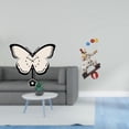 thumbnail image 2 of Reloj de mariposa acrílico sin , decorativo para colgar en la pared, para oficina, comedor, habitación de niños, figura de de granja, est, 2 of 8