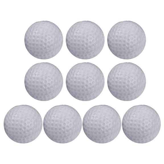 BIBABLYKE 10 Pack Foam Golf Practice Balls,Practice Golf Balls for Beginner Indoor Outdoor Training