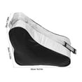 thumbnail image 7 of CIMAXIC Ice Skate Storage Bag Triangle Roller Skate Carry Bag Mesh Fabric 1Pcs 16.51X15.33X7.86in, 7 of 7