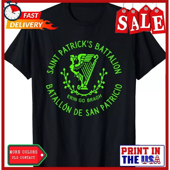 Sam Soft San Patricios Saint Patrick'S Battalion T-Shirt