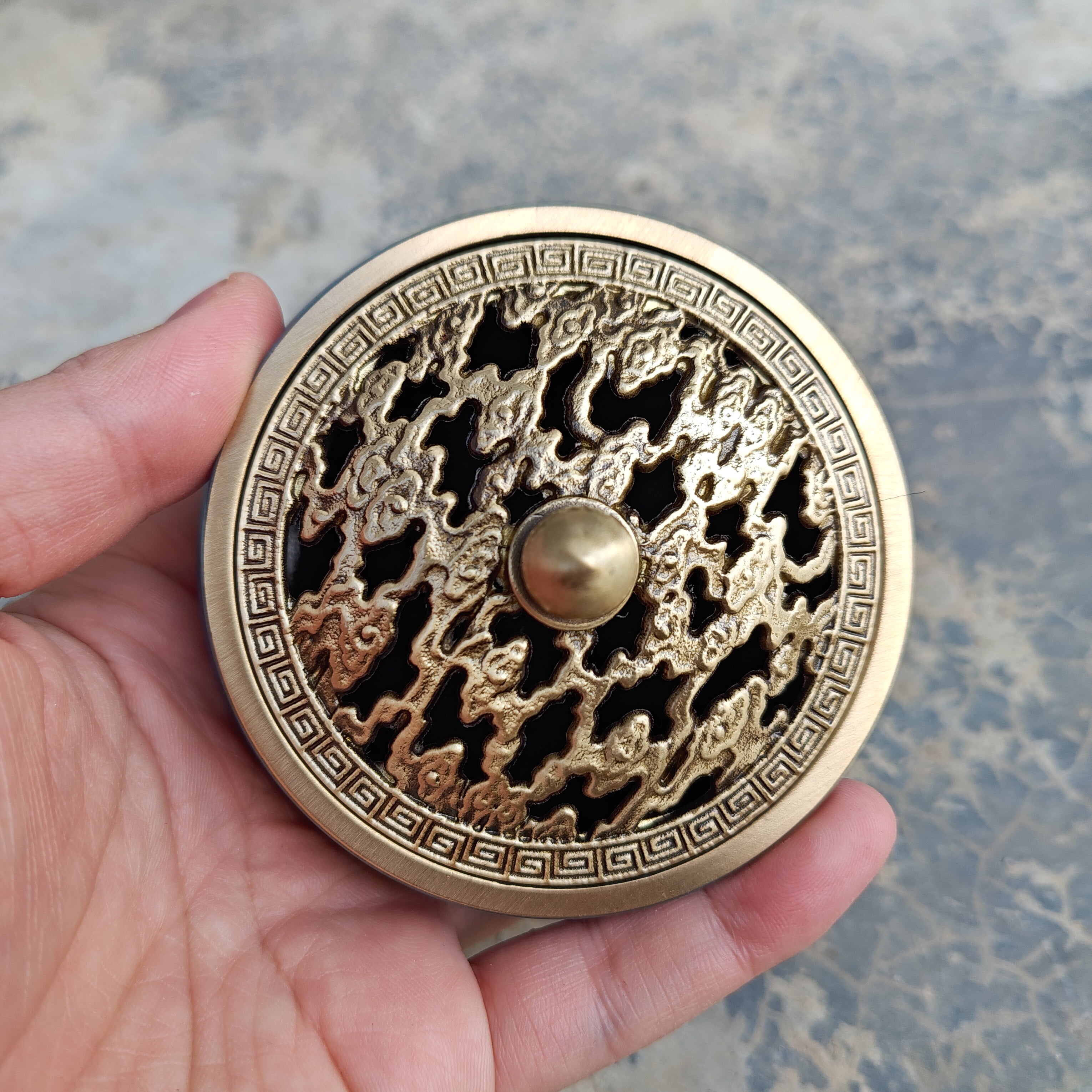 Vintage Bronze Buddha Censer Incense Burner Unique Ritual  Incense holder, Tibet culture Brass Ash catcher censer Incensory Decorative kk057