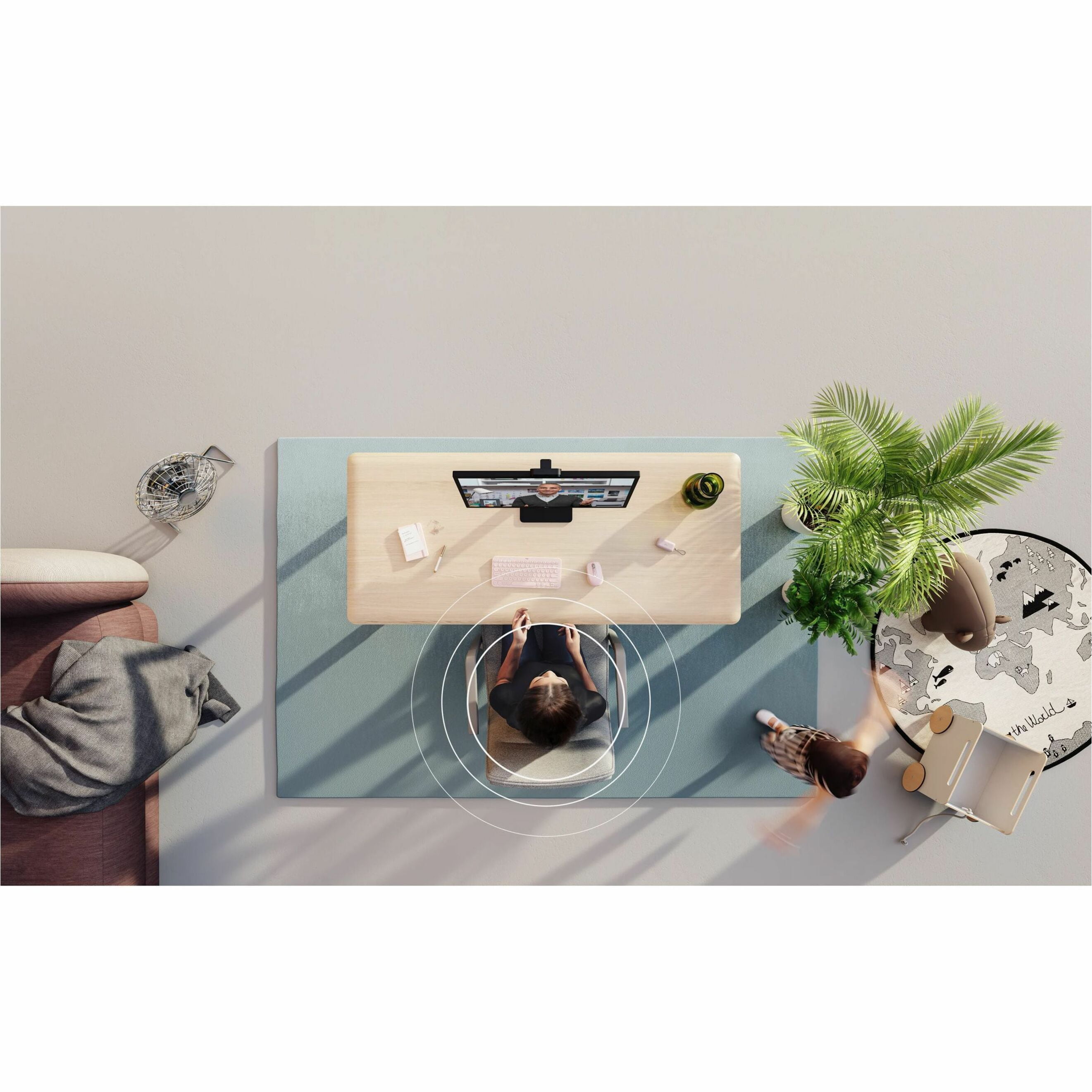 Logitech Zone True Wireless - Stereo - USB Type A - True Wireless - Bluetooth - 98.4 ft - 20 Hz - 20 kHz - Earbud - Binaural - In-ear - Noise Cancelling, Omni-directional, MEMS Technology Microphon...