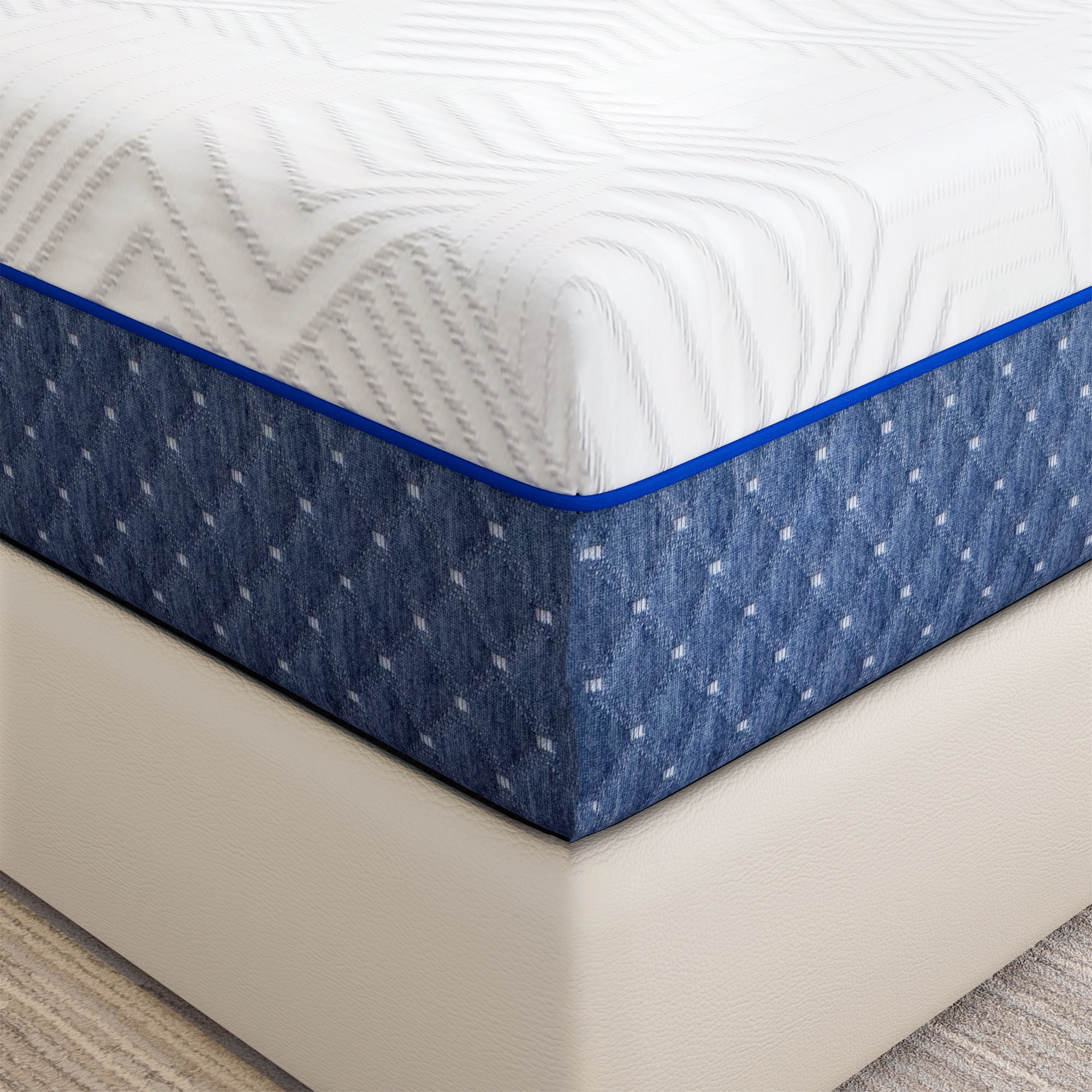 TechForma 14" Twin Gel Memory Foam Mattress, 14 inch Bed in a Box, Firm Support, Extra Thick Cooling Gel Layer, Pressure Relief, Motion Isolating, CertiPUR-US Certified