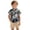 Black, variant on Toddler Boy Outfits Loose Coconut Tree Print Lapel Short Sleeve Shirt Top And Shorts 2 Piece Daily Wear Baby Boys' Clothing Sets