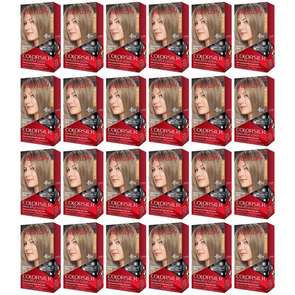 Pack of (24) Revlon ColorSilk Permanent Color, Dark Ash Blonde 60