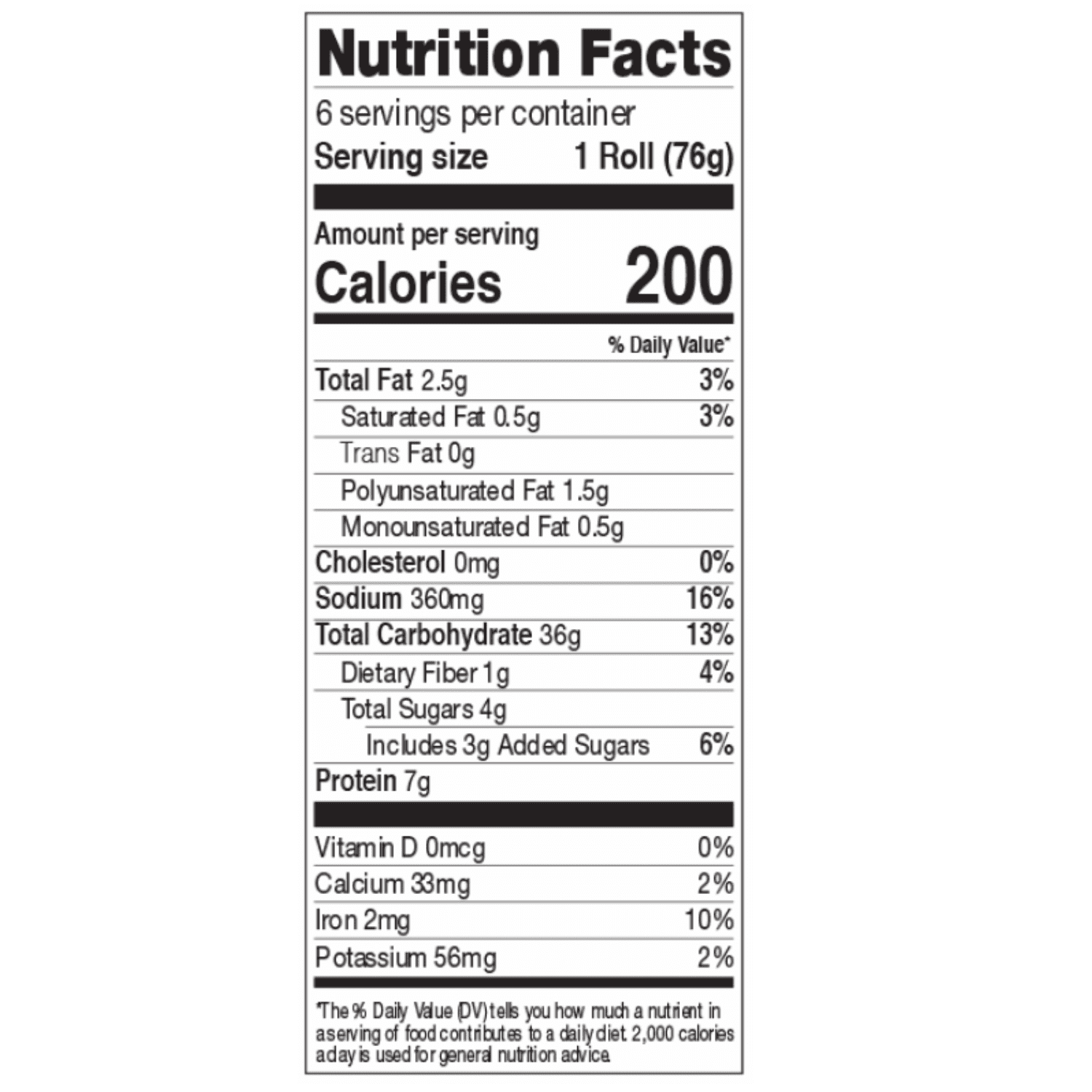 Franz Rolls Original Hoagie, 6 ct, 16 oz