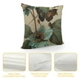 thumbnail image 4 of Qinduosi Flower Throw Pillow Covers of , Flowers Pillow Cushion Cases, Modern Decorative Square Pillowcases for Sofa Couch Bedroom Living Room Car White, 4 of 5