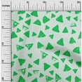 thumbnail image 2 of oneOone Velvet Light Green Fabric Geometric Sewing Craft Projects Fabric Prints By Yard 58 Inch Wide, 2 of 4