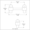 thumbnail image 2 of Allied Brass 3-in Cabinet Pull, Satin Nickel, 2 of 2