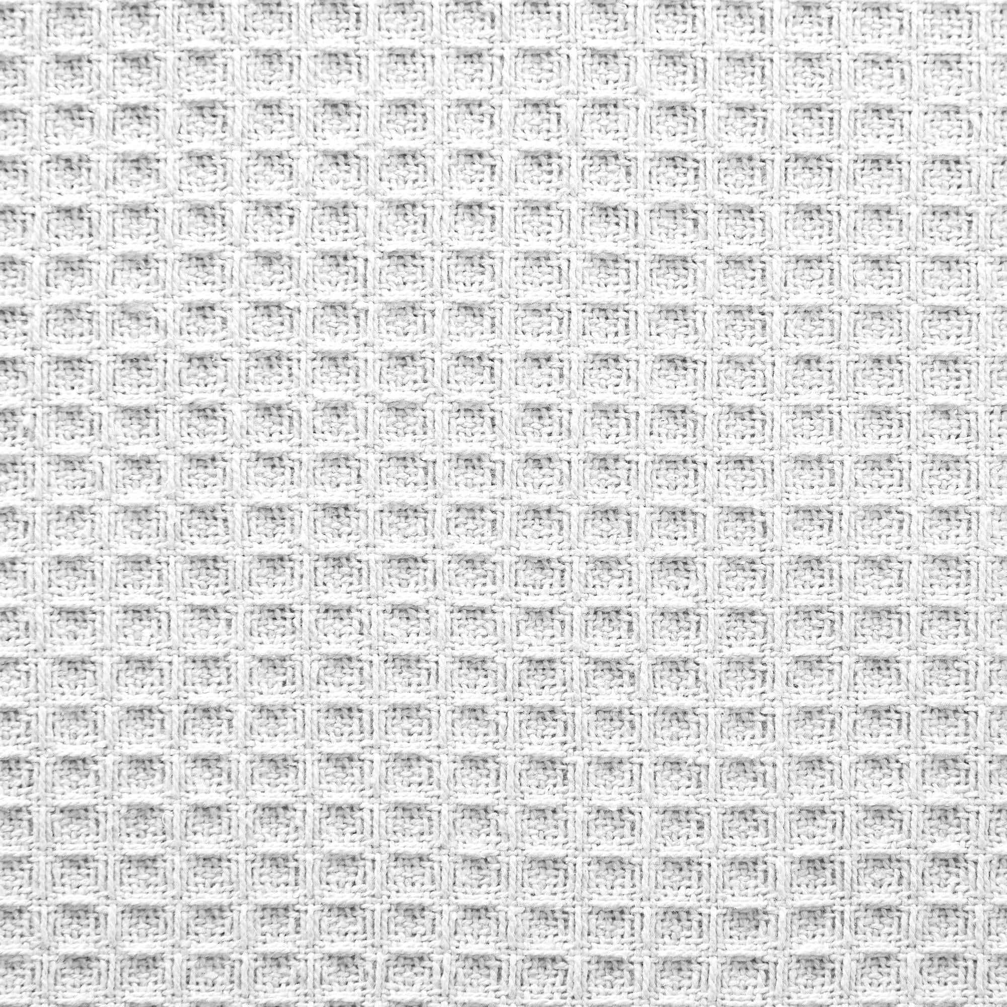Modern Threads Thermal Waffle Weave White Cotton Bed Blanket, King