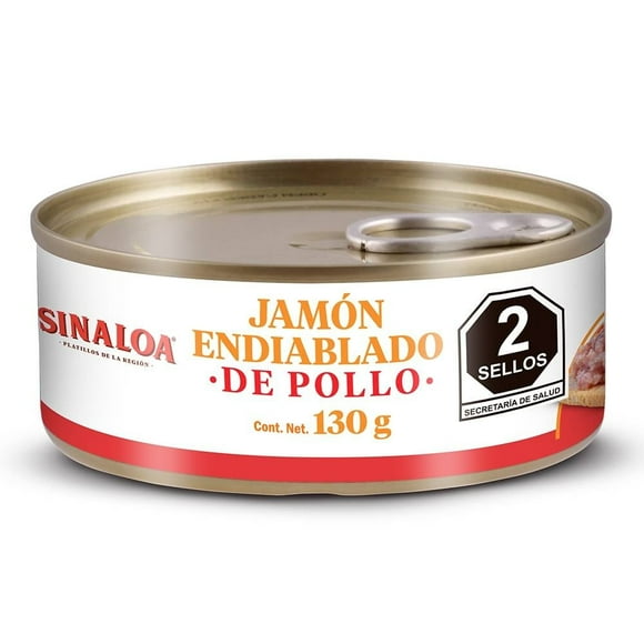 Jamón de pollo Sinaloa endiablado 130 g