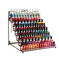 thumbnail image 1 of Mounted 8 Tier Metal Shelf Nail Polish Wall Rack Essential Oils Perfume Table Top Organizer Display Stand by Dazone, 1 of 5