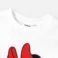 thumbnail image 4 of Disney Toddler Girls Graphic Tee, Minnie Mouse Character Outfit Cloth, Graphic Print Short Sleeve T-Shirt Minnie White 5-6T, 4 of 6