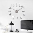 thumbnail image 3 of Relojes de pared de bricolaje, reloj de pared mudo, reloj de pared 3D, relojes de pared de acrílico-- BANYUO Electrónica, 3 of 4