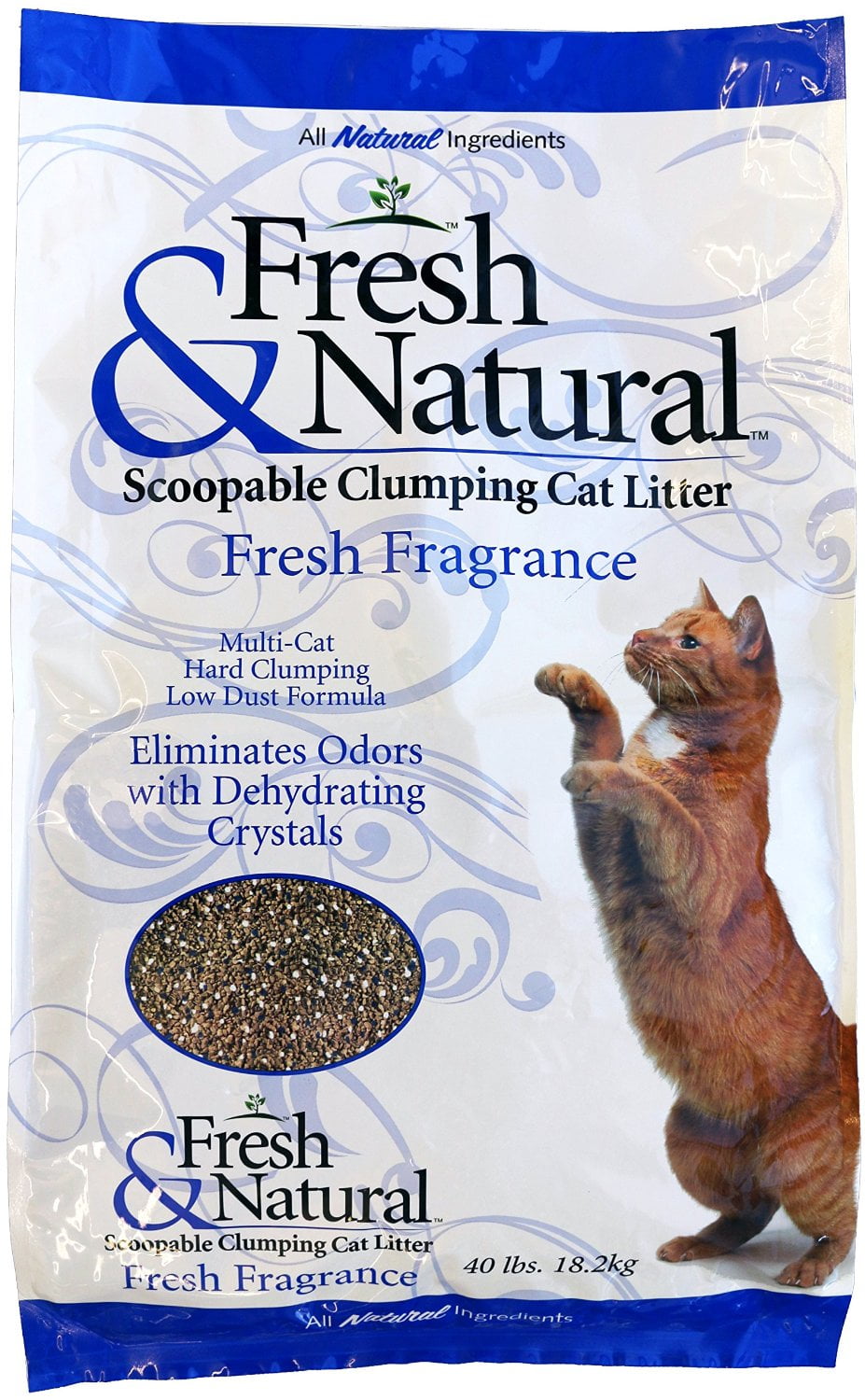 Fresh and natural cat litter sales