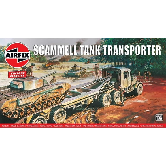 Airfix 02301V British Scammell Tank Transporter 1/76 Scale Plastic Model Kit