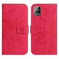 thumbnail image 2 of For T-Mobile Revvl 6 Pro 5G Skin Feel Sun Flower Pattern Flip Leather Phone Case with Lanyard, 2 of 8