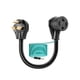 thumbnail image 1 of Adaptador de enchufe para secadora DEWENWILS de 4 a 3 clavijas, 30 A/250 V, 1 of 7