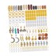 thumbnail image 3 of 184x accesorios para el cabello de cabello colgantes para el cabello, suministros decoración de la fiesta para mujeres, joyas para el cabello, cuentas, 3 of 8