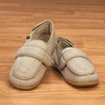 thumbnail image 2 of Silver Steps Adjustable Edema Slippers, Beige, XS, 2 of 8