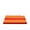 Sf02 - Orange, variant on Leewadee Zabuton Seating Cushion – Square Floor Seat for Meditation Exercises, Light Yoga Mat Filled with Kapok, 28 x 28 inches, Orange Red