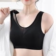 thumbnail image 4 of Everyday Bras for Women Sports Bras for Women Non Removable Pads Strapless Bra for Women plus Size Support Bras for Women Medium Bra Sports Bra for Big Busted Women Maximum Support Sports Black 2XL, 4 of 8