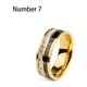 thumbnail image 3 of Minnieouse Anillo Titanio Aceros Joyería Moda Carburo Carbón Boda Encanto Pareja Fibra Simple Personalidad Encantador Dorado Type3 NO3, 3 of 6