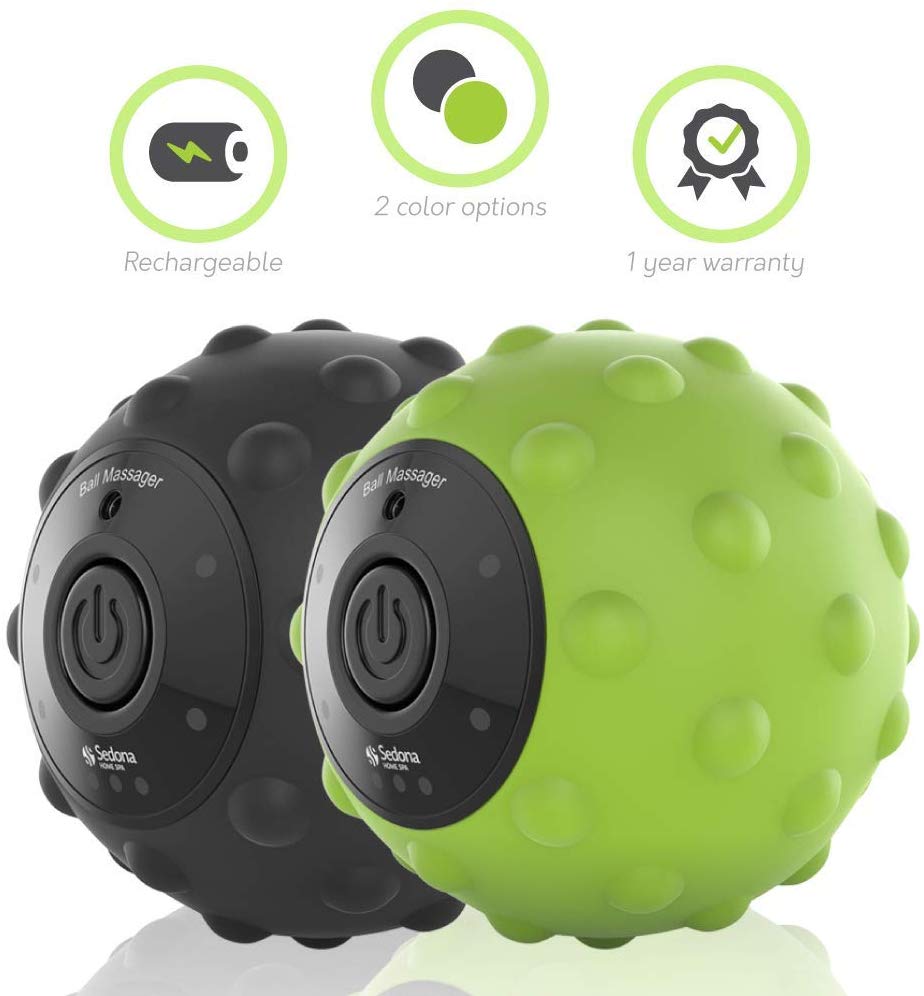 Sedona 4Speed Vibrating Massage Ball Rechargeable Textured Foam