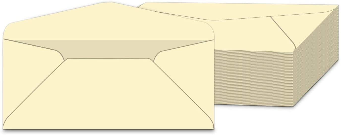 Ivory Pastel #10 Business Envelopes | Standard Colored Mailers for Holidays, Invoices, Bills, Letters, Office Mailings | 4 1/8 x 9 1/2 inches | 500 per Pack