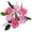 B, variant on Miyuadkai 20cm Simulated Rose Wreath with Candlesticks B, Rose Candle Rings Artificial Flower Candle Wreaths with 3 Roses & Greenery 7.87 Inch for Table Centerpiece Valentine's Day Wedding Mantel Dec