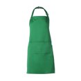 thumbnail image 1 of Delantal para restaurante de barbacoa de cocina de poliéster para adultos con cinturón ajustable par Abody Verde, 1 of 7