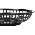 thumbnail image 5 of TrueCraftware-Set of 36 Black Plastic Oval Fast Food Baskets 9 3/8" X 5-3/8"- Oval Shaped Tray for Fast Food Restaurant Deli Serving Chicken Burgers Sandwiches & Fries, 5 of 6