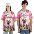 thumbnail image 4 of Hello Valentine’s Day Boxer Flower Crown Romantic Pink Floral All Over Print 3D Baseball Shirt Boxers Dog Lover Gifts Idea Softball Sport - 00031, 4 of 6