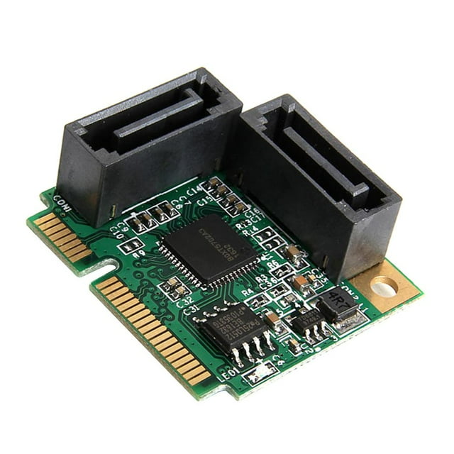 Tarjeta de Conversor shamjiam Minitarjeta de expansión PCIe 2 Puertos