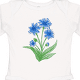 thumbnail image 4 of Inktastic Cornflower Boys or Girls Long Sleeve Baby Bodysuit, 4 of 5